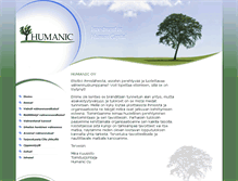 Tablet Screenshot of humanic.fi